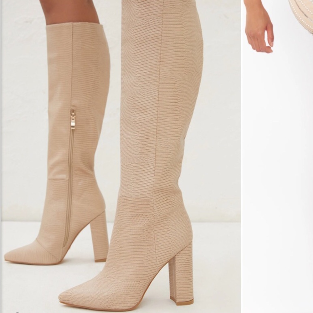 NEW Billini Milla Tall Boot Taupe Womens Size 10 SHOW ME YOUR MUMU Cowboy